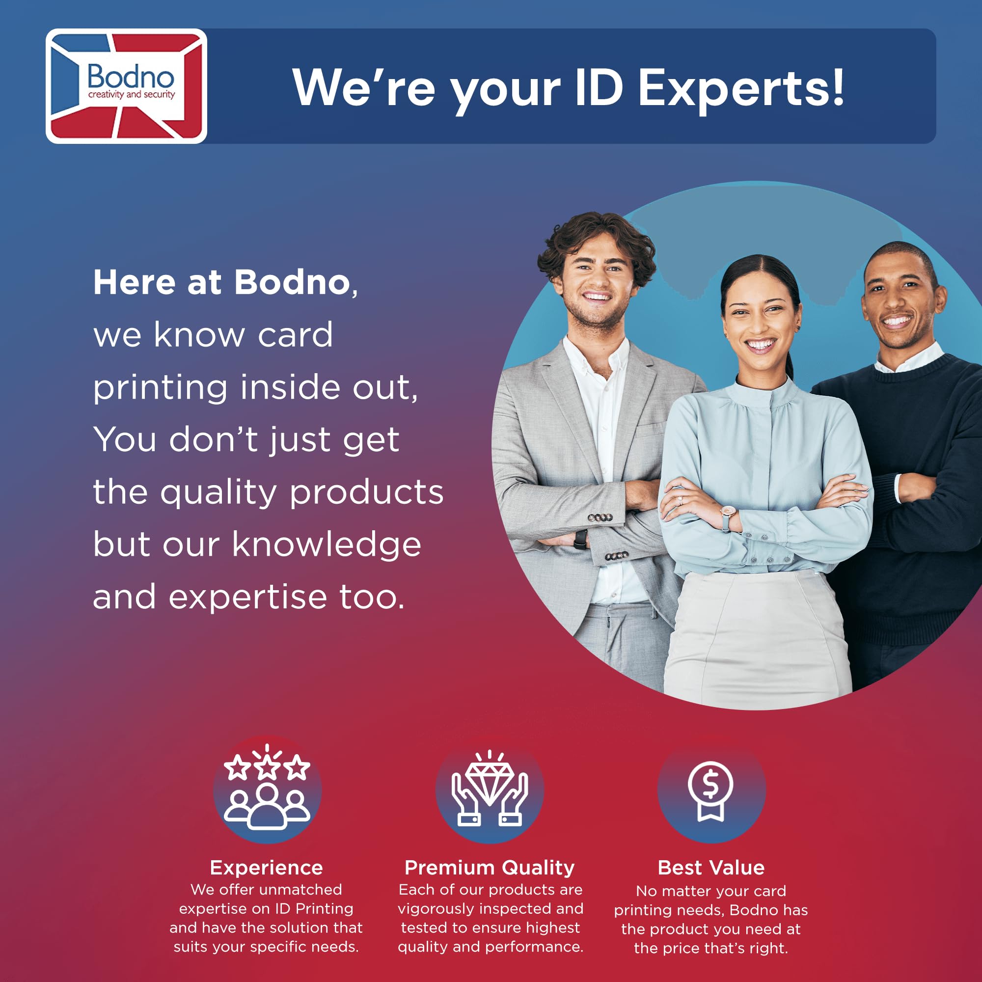Bodno Programa de Software tarjeta de identificación para PC y Mac - Diseño e impresión de fotos con tarjetas de identificación y tarjetas de regalo/Fidelidad Platinum Edition