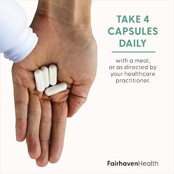 Fairhaven Health Myo-Inositol Supplement for Women and Men | Vitamin B8 2000mg | Vegan Inositol Powder Capsules | Gluten, Dairy and Soy Free | 120 Inositol Capsules