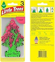 Vista 167 de Little Trees - Ambientador de árbol colgante que proporciona un aroma de larga duración para tu hogar o tu auto. Aroma Summer Linen, 24