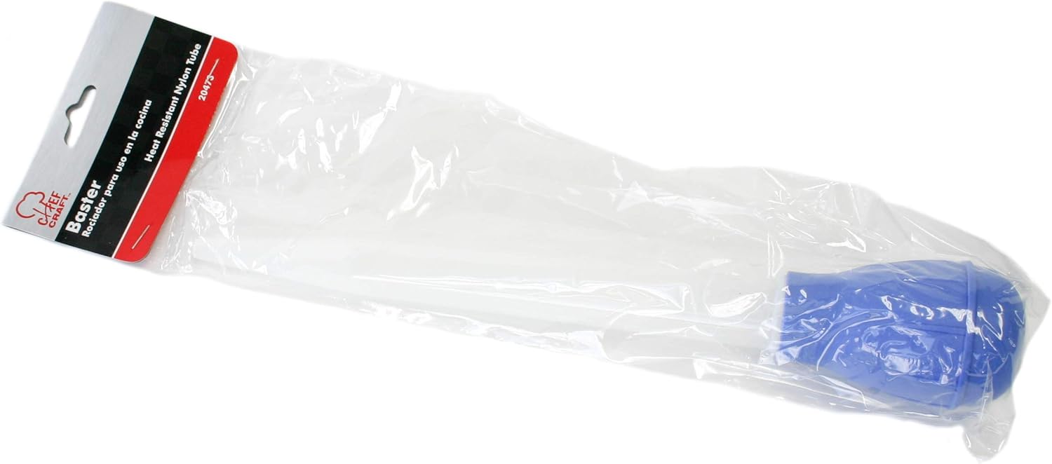 Chef Craft Basic Nylon Tube Baster, 13.5 Inch, White/Blue: Household Supplies: Home & Kitchen