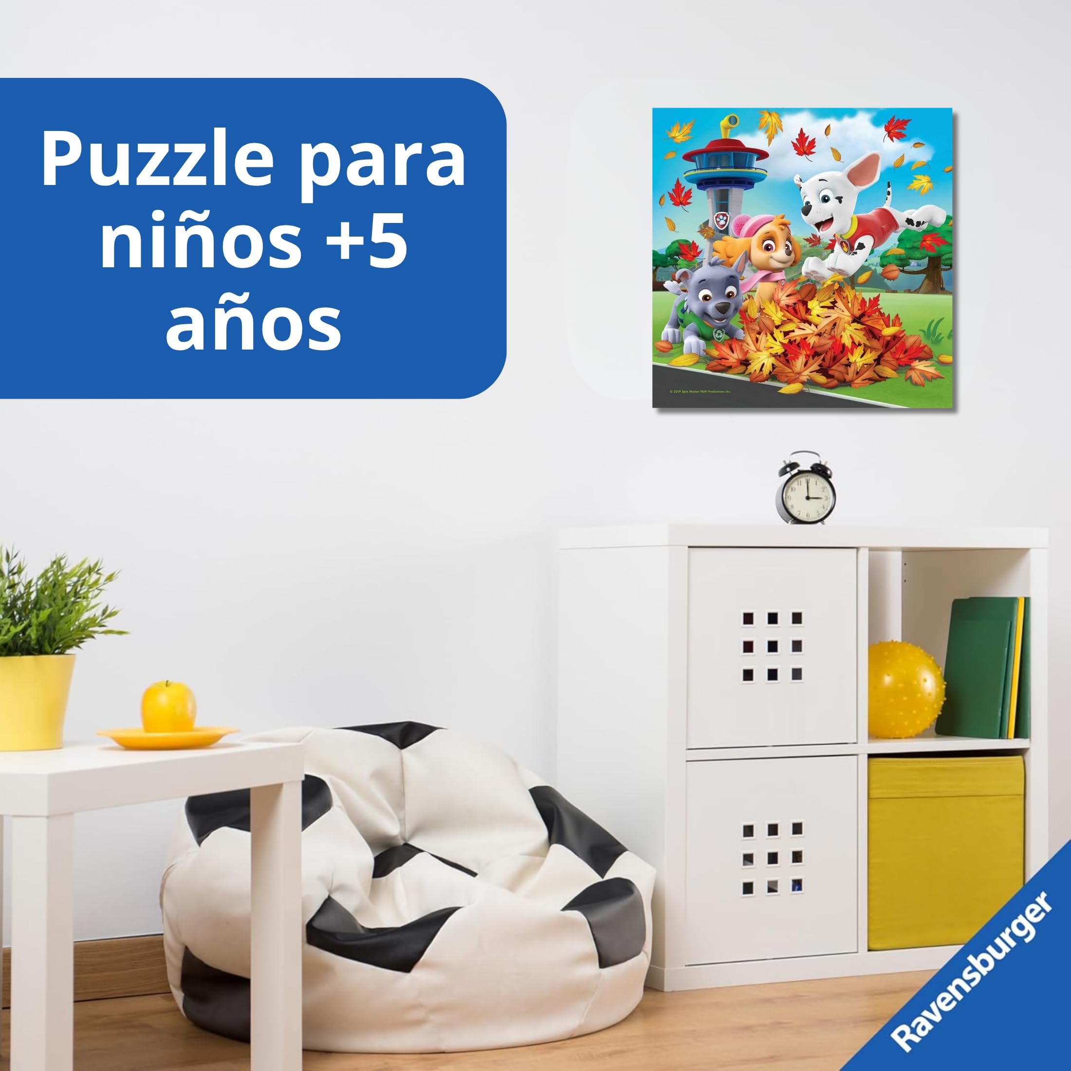 Ravensburger - Puzzle: Patrulla Canina, Puzzles Niños 5 Años o Más, Rompecabezas, 3 Puzzles de 49 Piezas, Regalos Niños 5 Años, 21x21cm