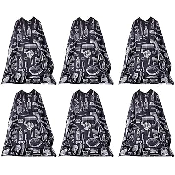 Hair Cutting Cape with Snap Closure - Barber Salon Capes for Hair Stylist, Soft Waterproof Washable Haircut Cape for Adults/Kids, 60