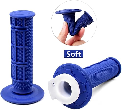 Miniatura 2 de Empuñaduras de mango de acelerador de 78 de 0.866 in con abrazadera de cable para interruptor de encendido y apagado para 50 cc, 90 cc, 110 cc, 125