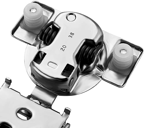 Vista 15 de Ravinte - Juego de 30 bisagras superpuestas, 15 pares de bisagras de cierre suave de 1.3 pulgadas para armario de cocina, bisagras ocultas de acero