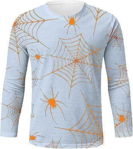 Miniatura 3 de T Shirts for Man Long Sleeve Crew Neck Printed Outdoor Thermal Regular Fit Tees Trendy True Comfort Tops