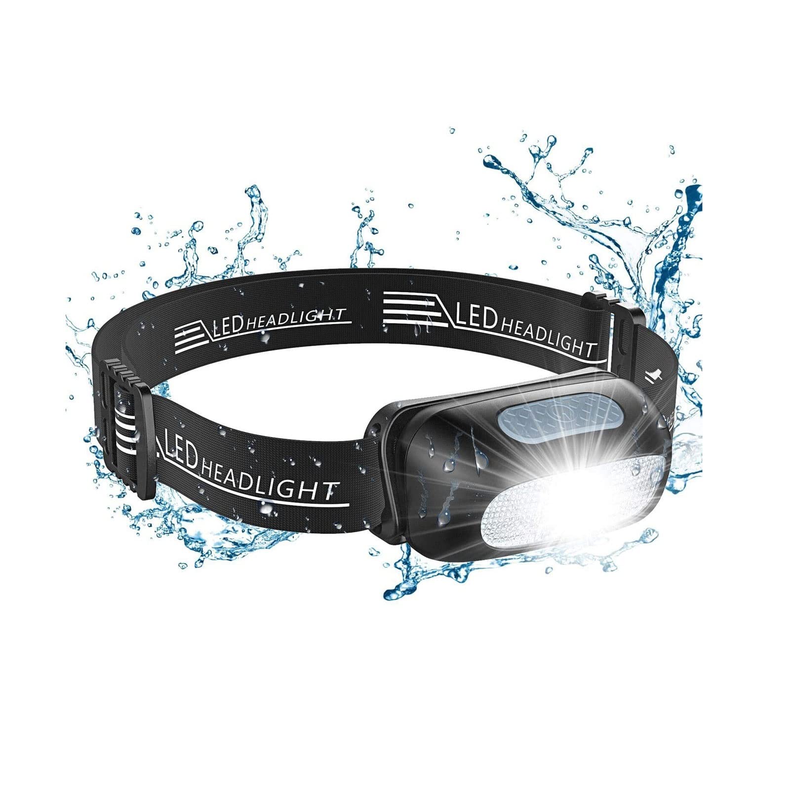 Latarka czołowa mini ładowalna lampa czołowa czujnik ruchu reflektor kemping latarka czołowa latarka lampa z USB