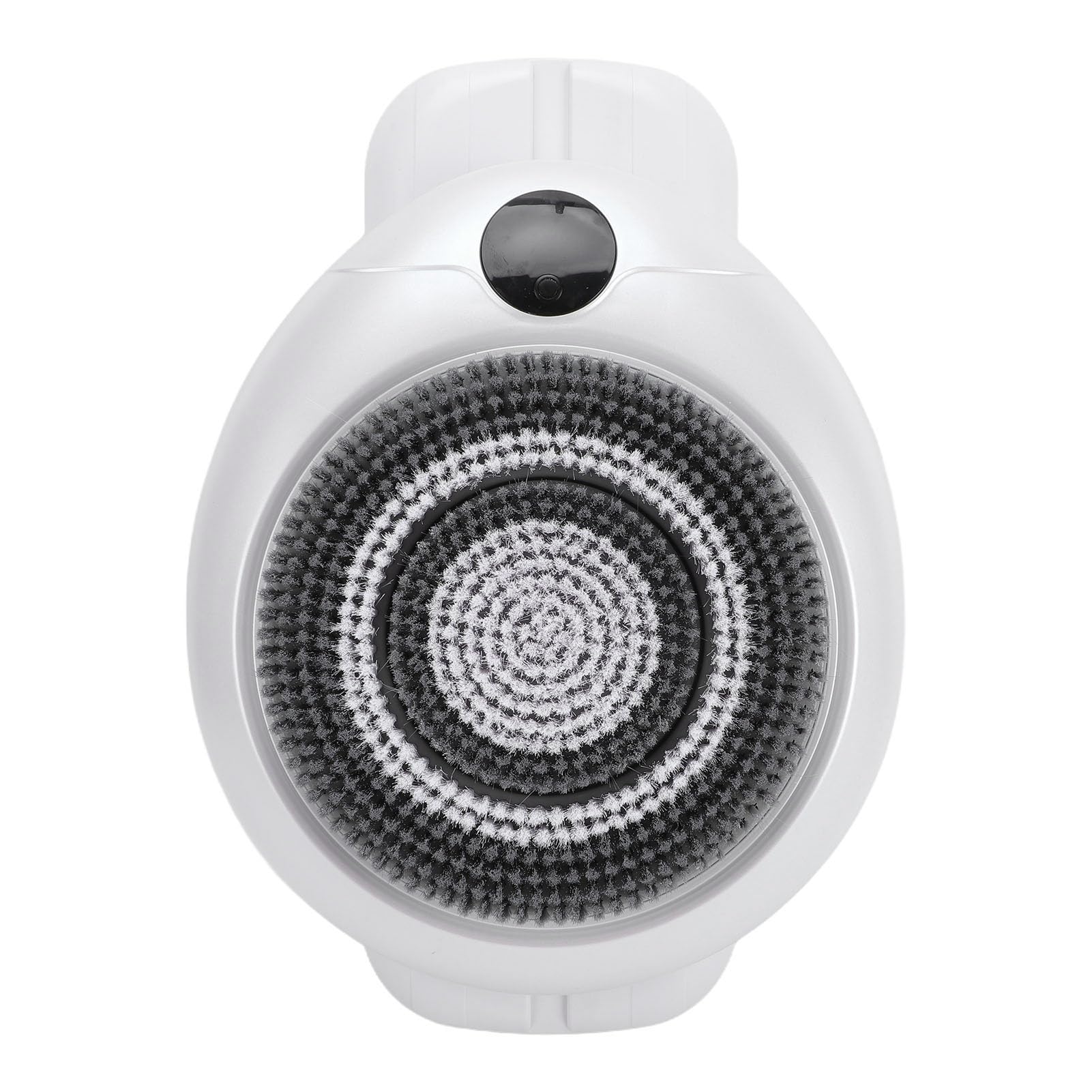 Jectse Cepillo de Limpieza de Espalda de Ducha Eléctrico, Fregador de Espalda Automático Montado en la Pared, Arandela de Impermeable con Cepillo de Silicona de Repuesto, Corporal Exfoliante para