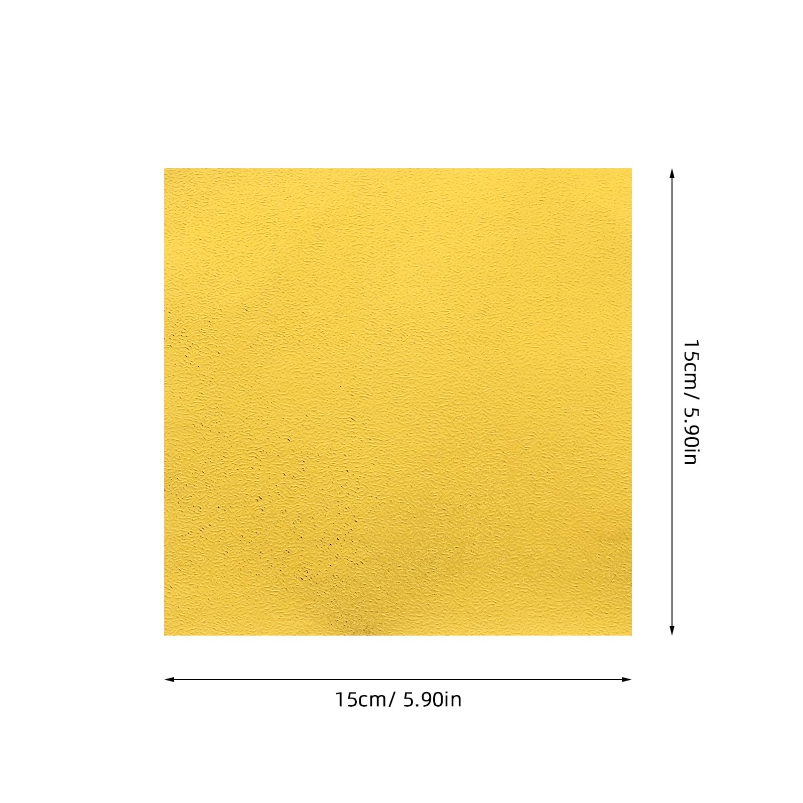 100 Feuilles Papier Origami Carré Doré Brillant Double Face - Pour Pliage, DIY, Décoration, Scrapbooking - Format Carré, Projet Créatif Enfants/adultes