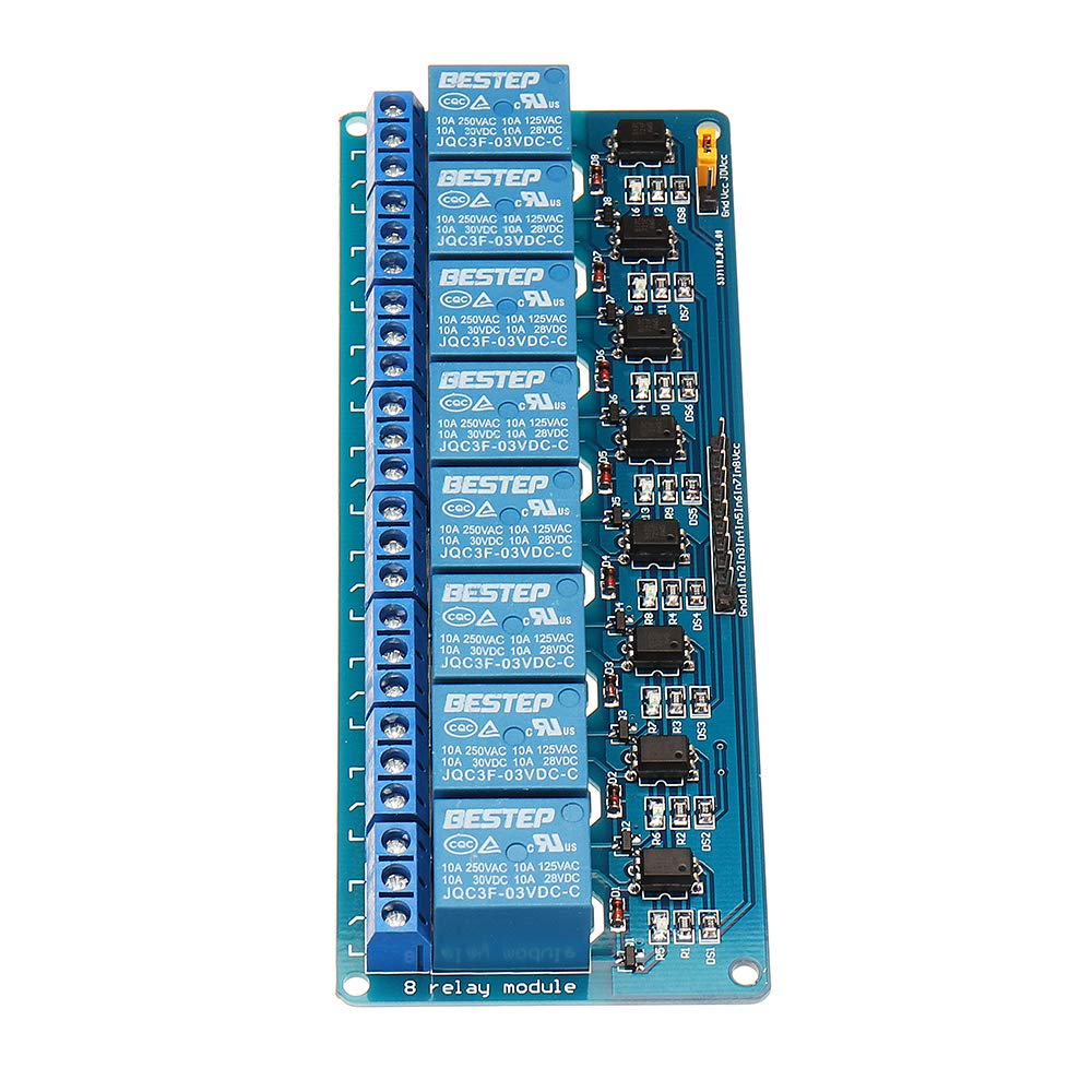 8 Canal 3.3 V Módulo De Relé Optoacoplador Controlador Relé Tablero De Control De Bajo Nivel para Arduino