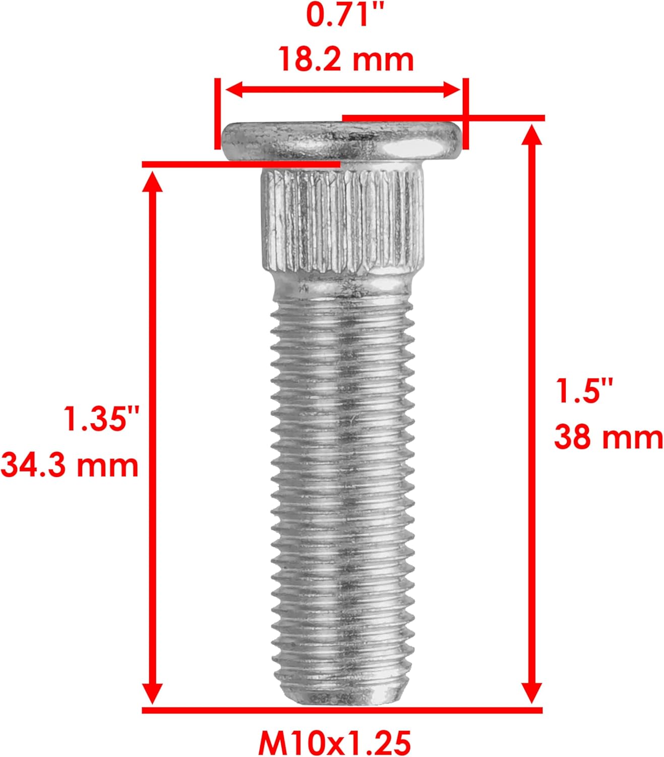 Caltric Front Left or Right Wheel hub with Bolt Compatible with Yamaha Raptor 700 700R YFM700R 2006-2013