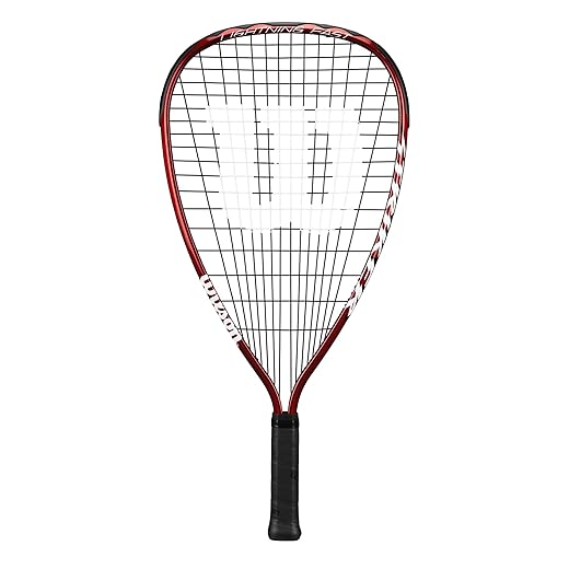 Wilson Striker Racquetball Racquet Red, 3.625