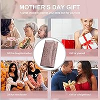 Vista 78 de Aphison - Cartera larga de cuero suave RFID para mujer, con caja de regalo