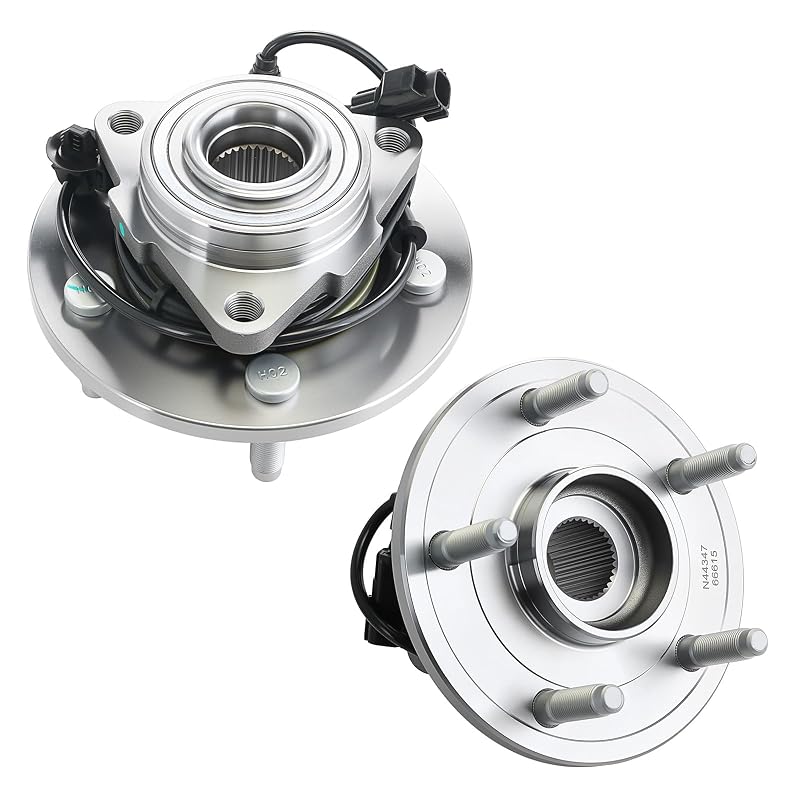 Cubo de roda com rolamento BDELI 515073 com ABS para Dodge Ram 1500 2002–2005 – 2 unidades