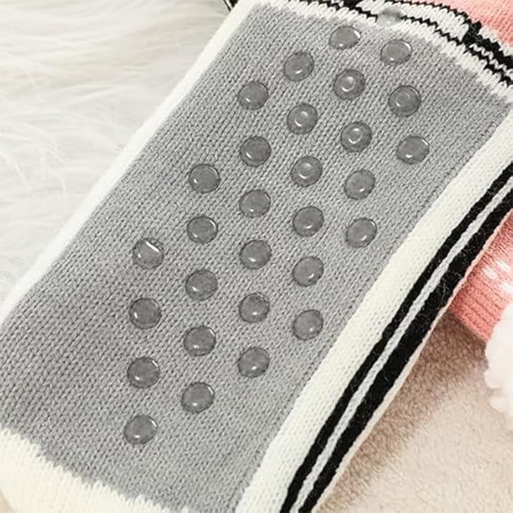 Giltpeak Ultra-Thick Cashmere Slipper Home Socks, 2026 Winter Warm Non Slip Cozy Fuzzy Slipper Socks, Soft Fluffy Christmas Sock for Women
