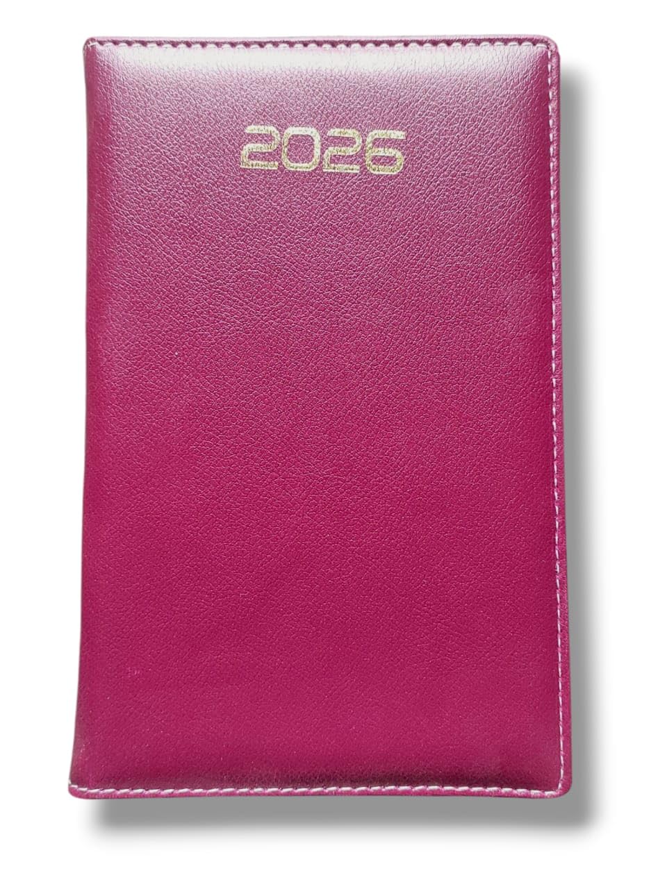 A5 Size leather executive hard bound diary (Sunday half format) | Ruled | Red color A5 Diary Ruled 365 Pages
