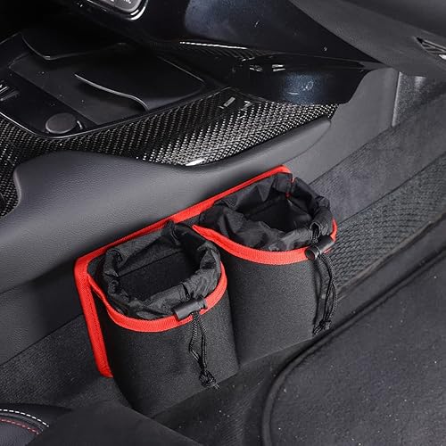 Miniatura 4 de Bolsa de bolsillo de almacenamiento para automóvil compatible con Toyota Supra GR A90 A91 MK5 2019-2022, organizador de asiento de automóvil con