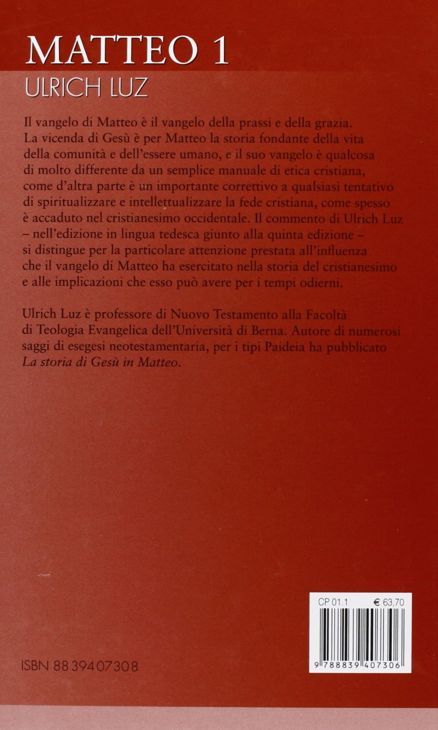 Vangelo di Matteo. Introduzione. Commento ai capp. 1-7 (Vol. 1)