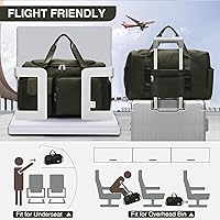 Vista 174 de Pequeña bolsa de gimnasio para mujer, bolsa de viaje con compartimento para zapatos