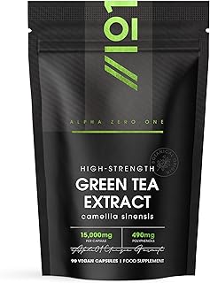 Green Tea Extract 15,000mg - 95% Polyphenols (490mg per Capsule) - 90 Ve...
