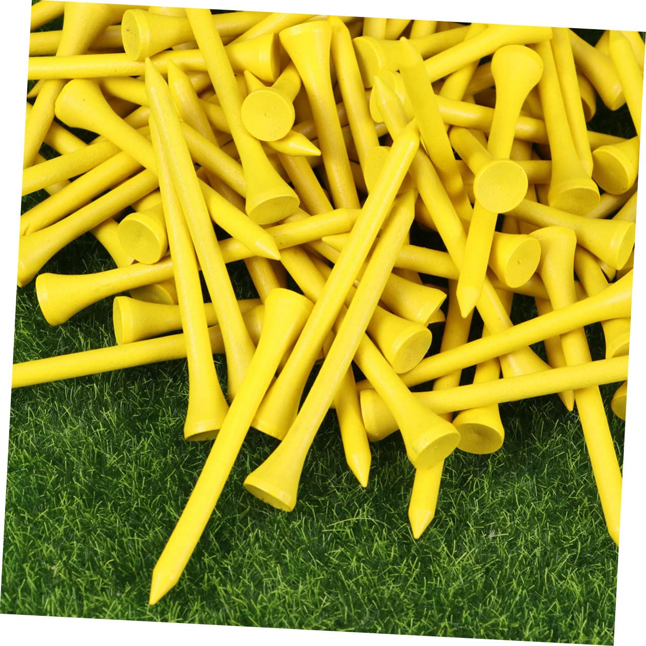 INOOMP 300 Piezas De tee De Golf Tees De Madera A Granel Tees Accesorios para Hombres Orgullo Profesional tee System Tees 3 1/4 Tees 1 1/2 Pulgadas Tees 3 1 4 Pulgadas Yardas Tees