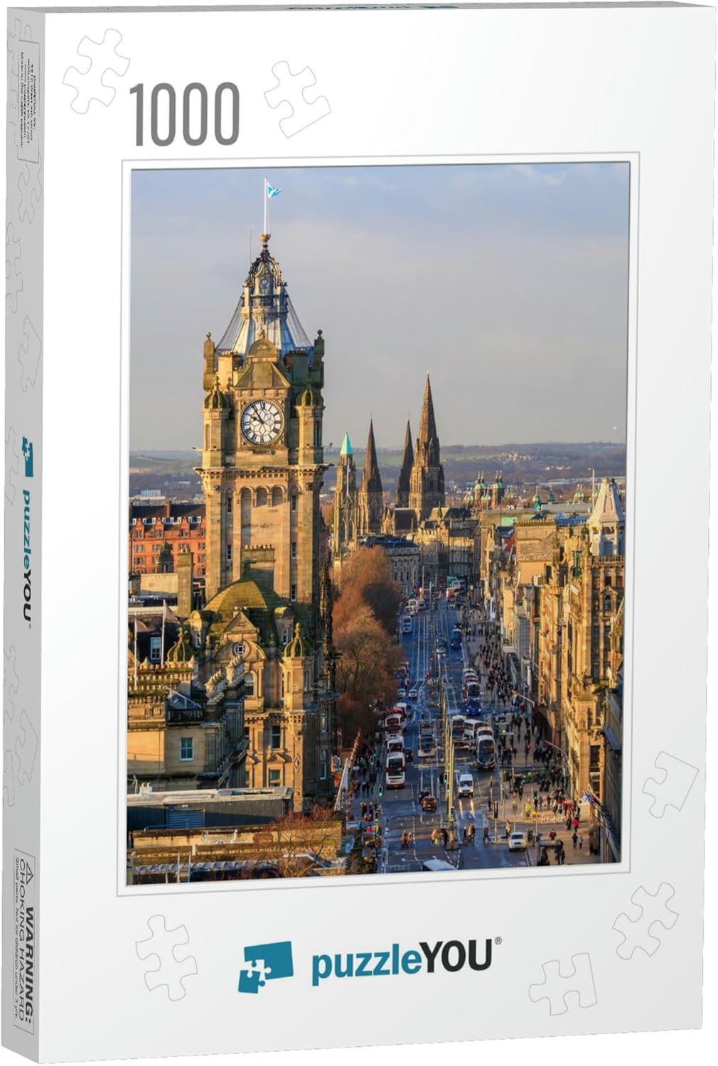 Old Town Edinburgh & Edinburgh Castle in Scotland UK