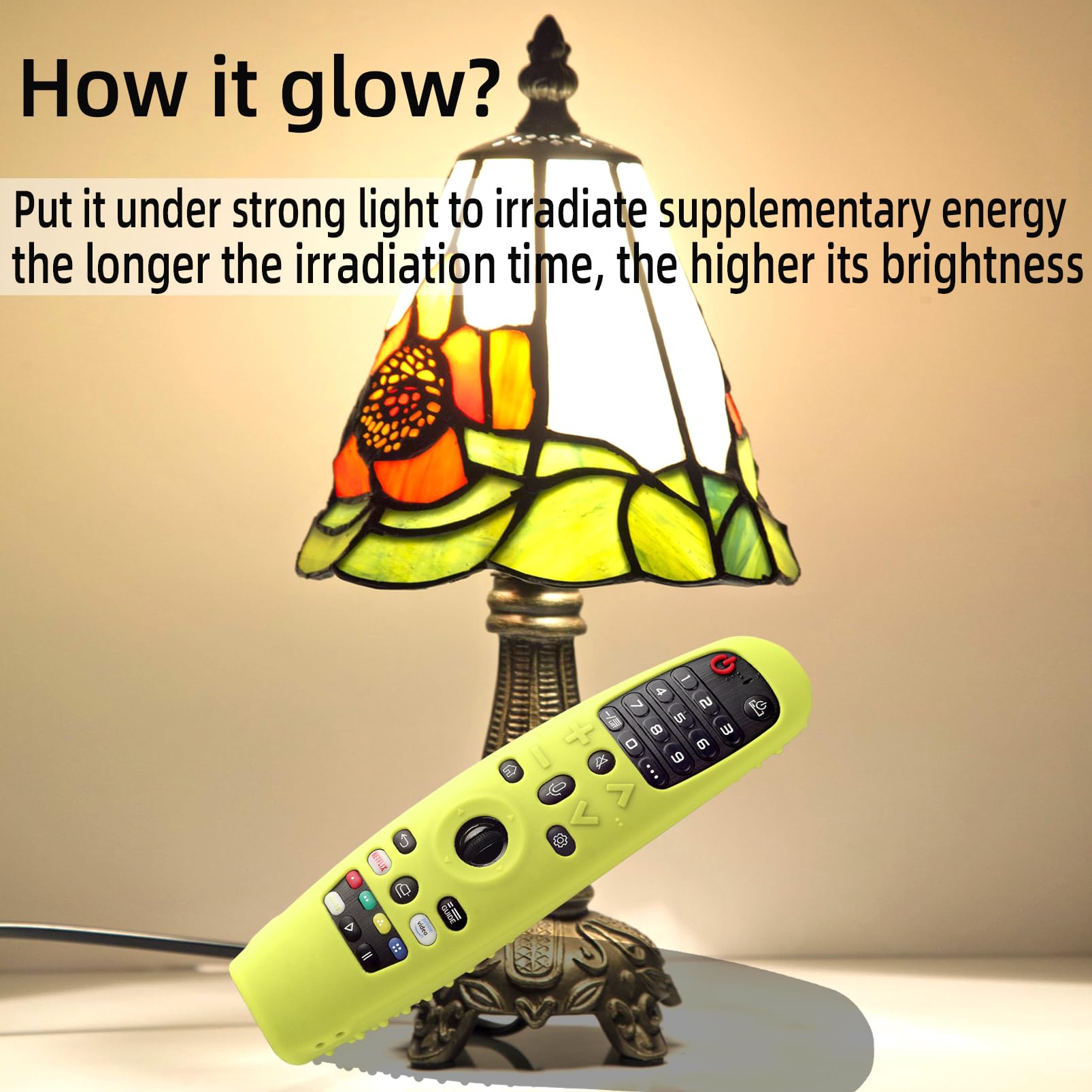 Custodia protettiva in silicone per telecomando LG TV Glow in The Dark