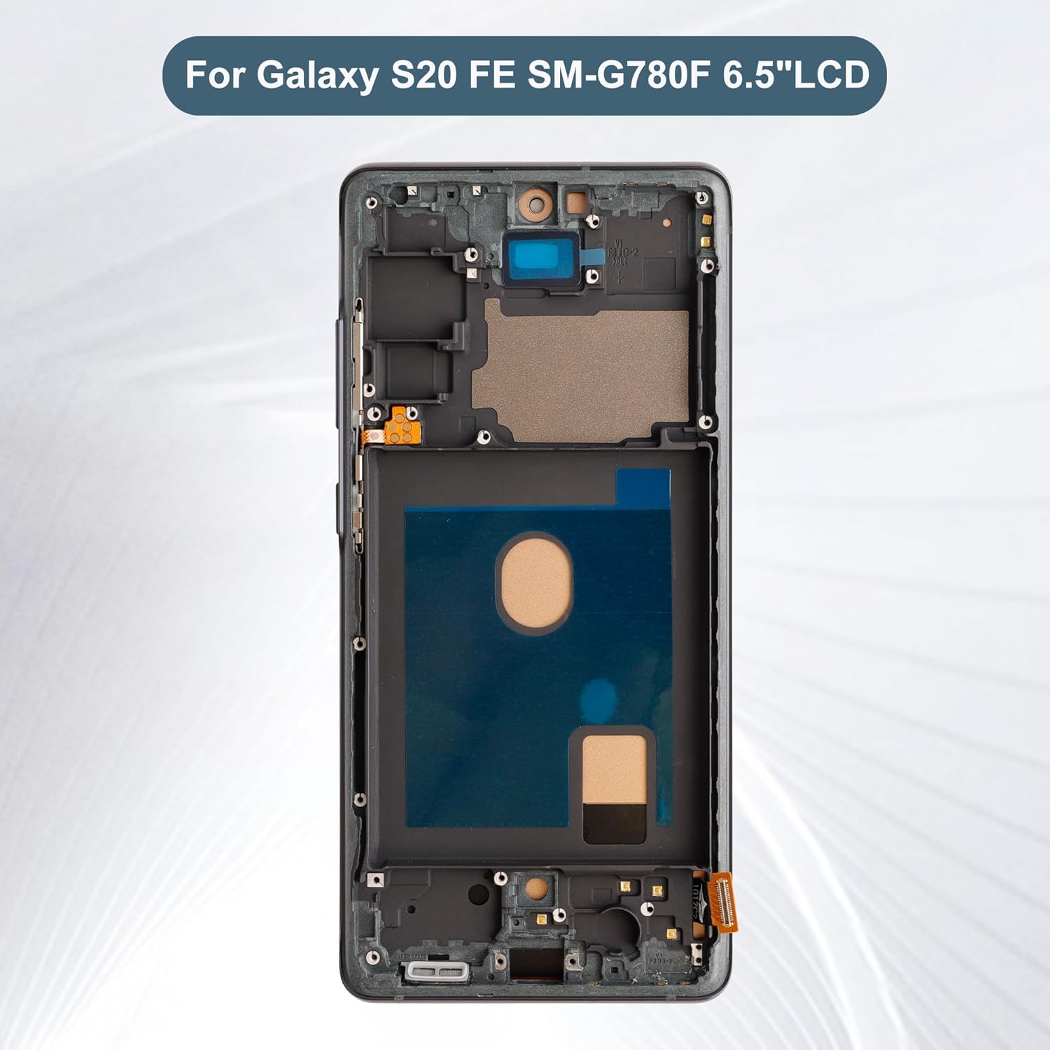 TFT Digital Display Compatible with Samsung Galaxy S20 FE SM-G780F SM-G780G 6.5" LCD Display Touch Screen Assembly with Tools Fingerprint not Supported（with Frame）