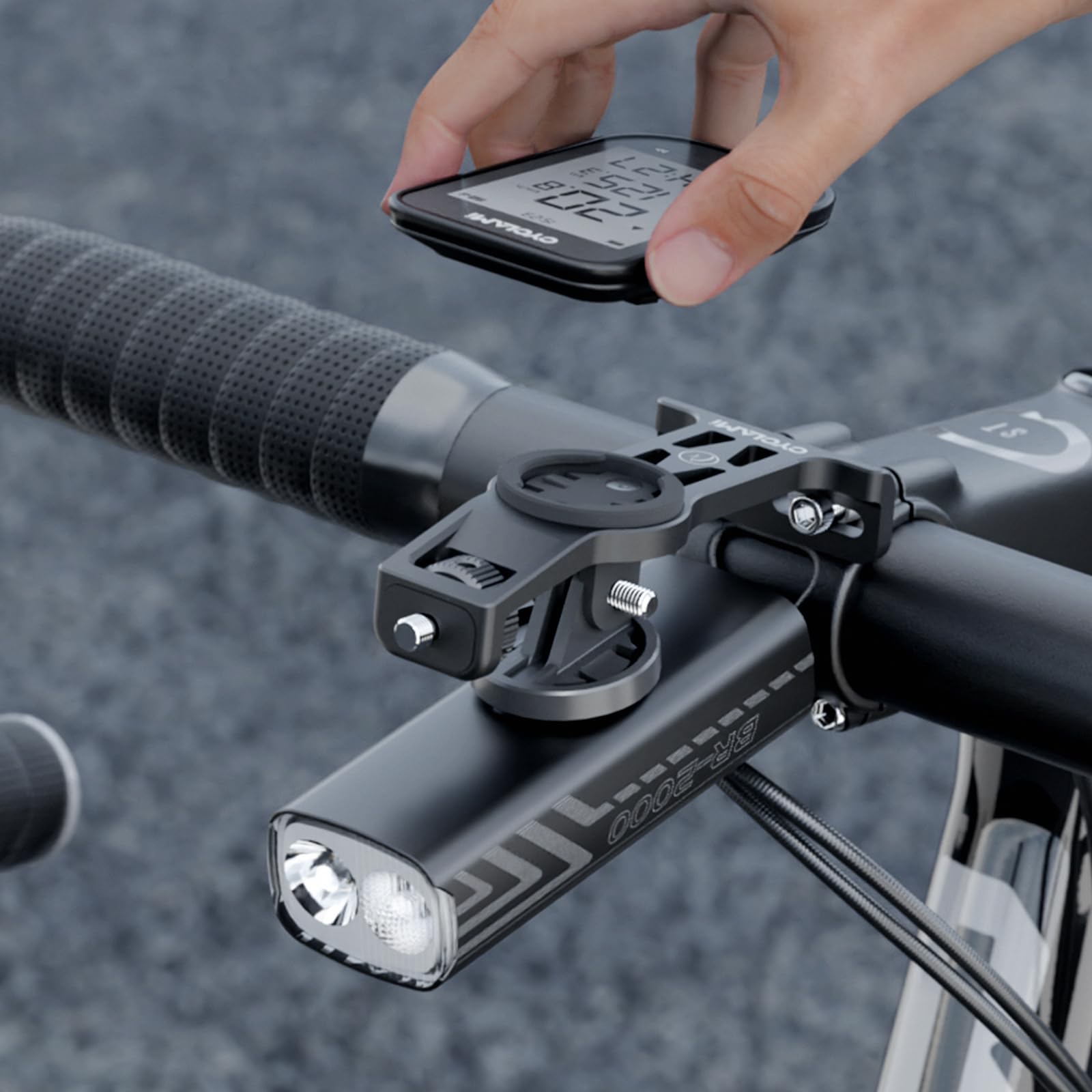 Fahrradcomputer Halterung XOSS G/G+, iGPSPORT GPS Multifunktionale Lenkerverlängerung Frontmontage-Kamerahalterung (S16)