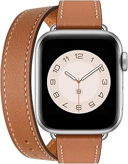 コンパチブル apple watch バンド レザー 2重巻き アップルウォッチ バンド レディースメンズ 細い 42mm 41mm 40mm 38mm 44mm 45mm 46mm 49mm 交換 iWatch Ultra3 2 Ultra SE3 2 SE Series 11 10 9 8 7 6 5 4 3 2 1