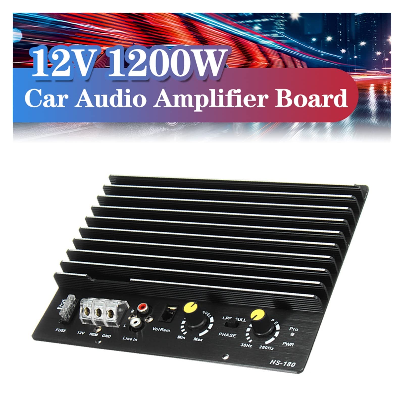 12V 1200W 100A uniwersalny samochodowy sprzęt Audio wzmacniacz mocy Subwoofer potężny bas płyta wzmacniacza samochodowego DIY płyta wzmacniacza dla Auto odtwarzacz samochodowy