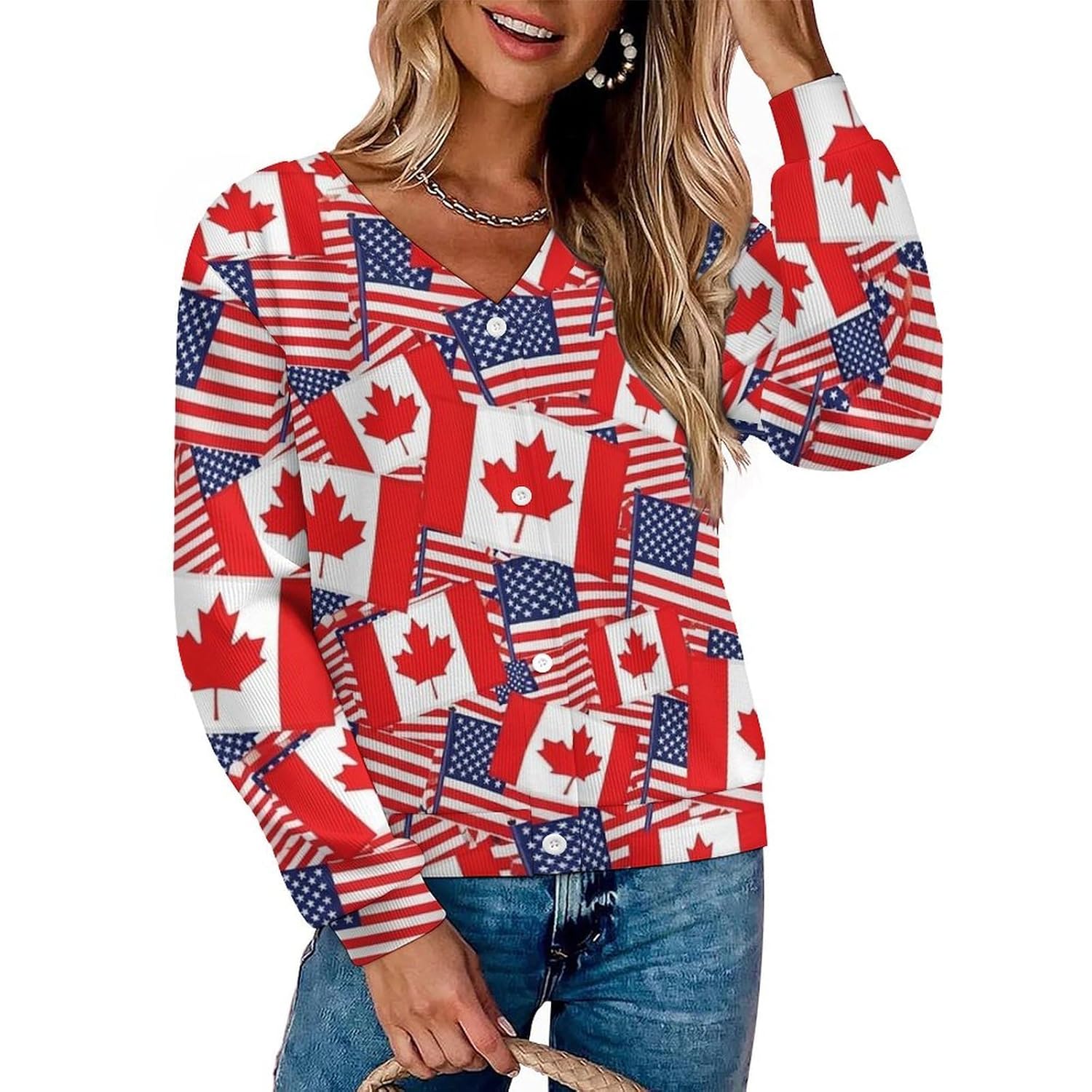 Womens Lightweight Button Down Cardigan Long Sleeve Casual V Neck Soft Knit Cardigans Sweater Tops