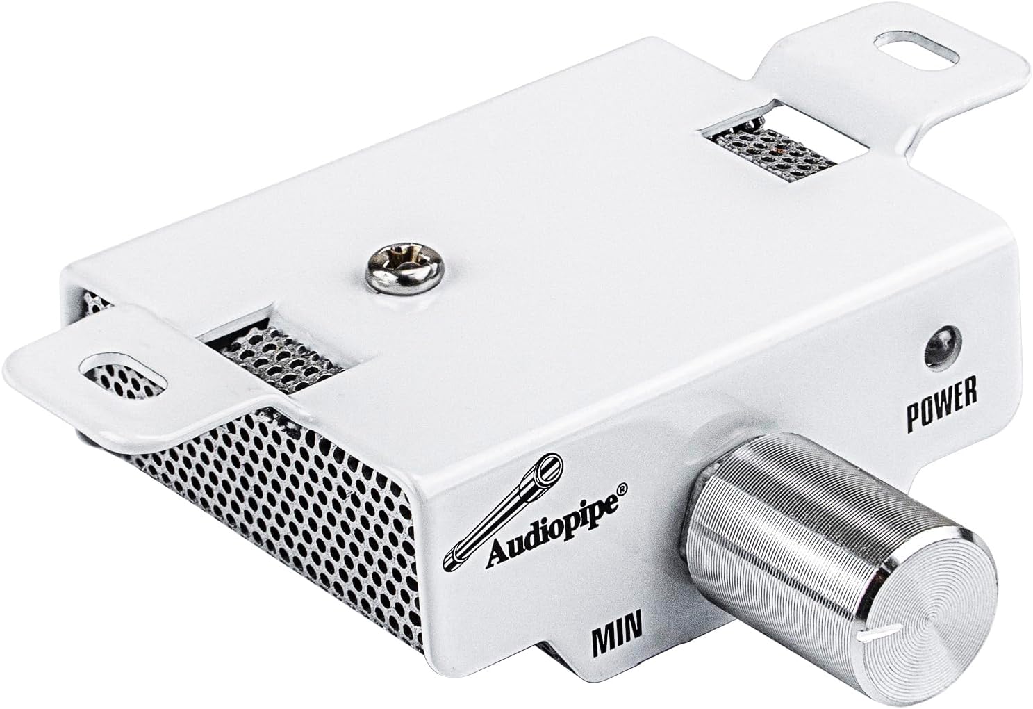 Audiopipe Mini Design 4-Channel Mosfet Marine/Boat Amplifier (APMRQ-4095), 1300 Watts, Class A/B, Compact Design, Weatherproof, Remote Control, Perfect for Boats, Marine Sound Systems, White