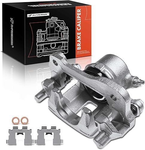 A-Premium Conjunto de pinza de freno de disco con soporte compatible con modelos seleccionados Asuna, Chevy, Geo, GMC, Pontiac y Suzuki -X-90