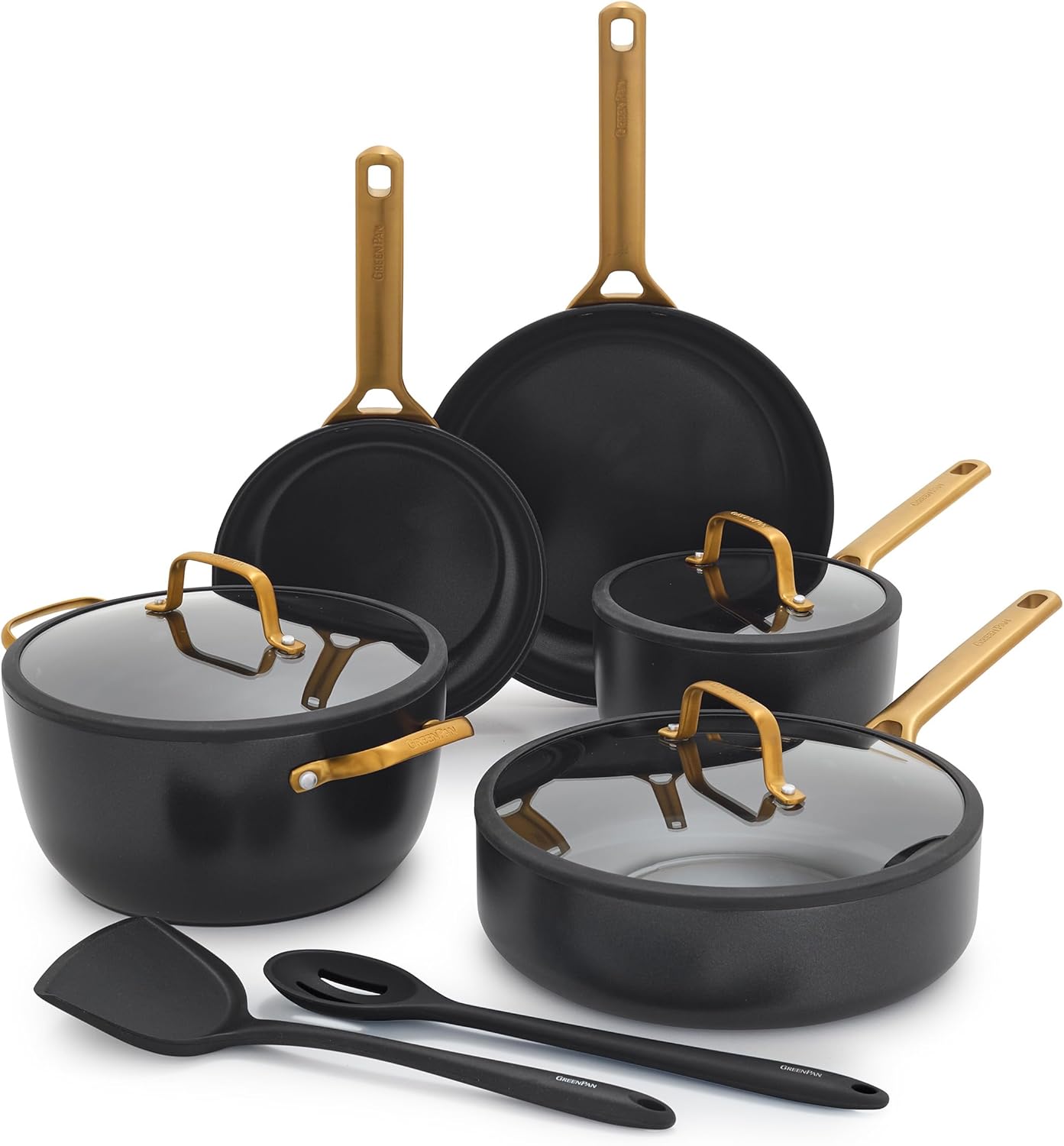 GreenPan Pro 10-Piece Nonstick Ceramic Cookware Set – PFAS-Free GreenPan Pro 10-Piece Nonstick Ceramic Cookware Set – PFAS-Free