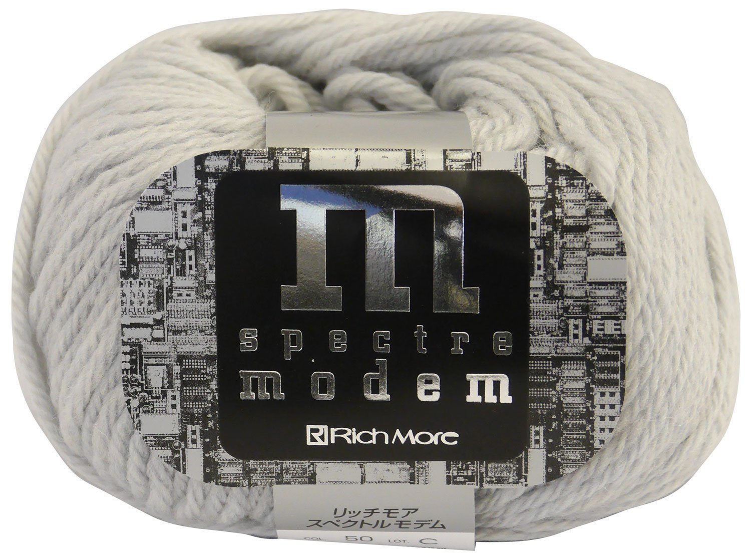 Amazon.co.jp: リッチモア スペクトルモデム 毛糸 極太 Col.50 グレー 系 40g 約80m 2098 : おもちゃ