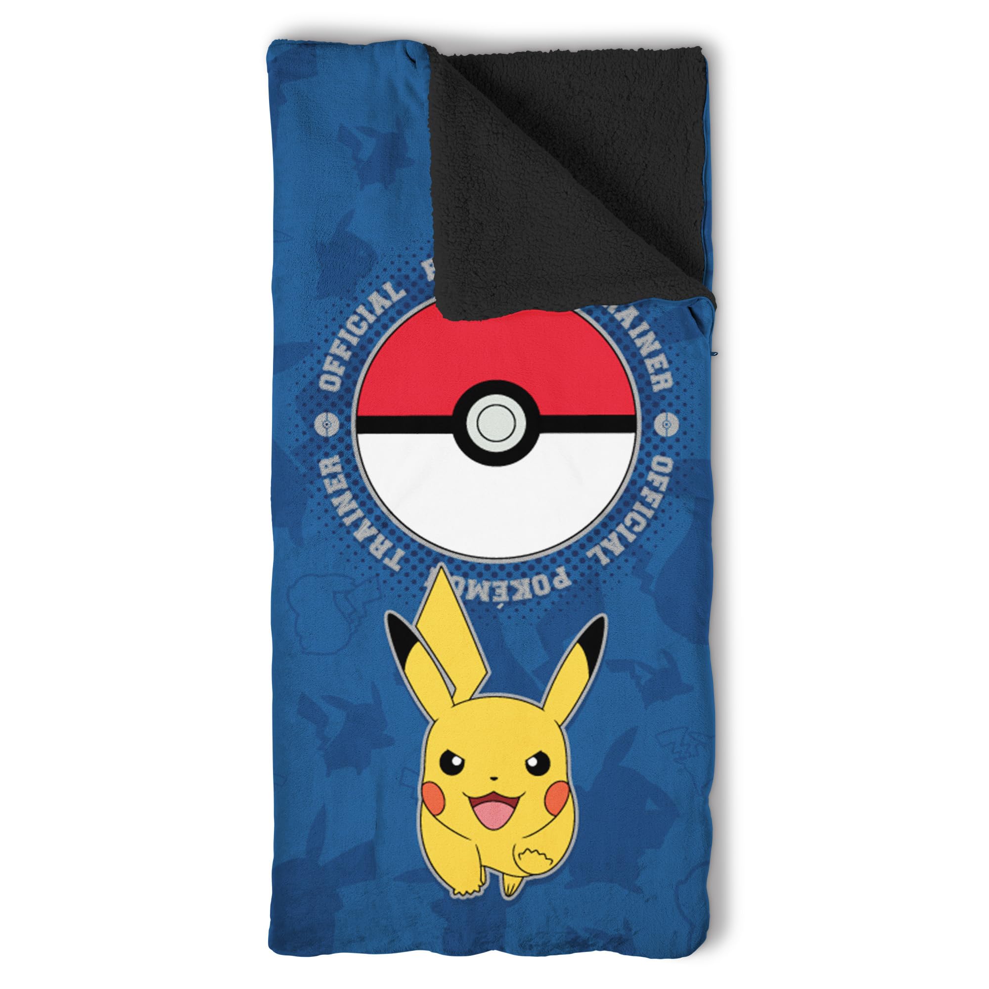 Silk Touch Throw Blanket Sherpa Slumber Bag, 27 x 56 Inches