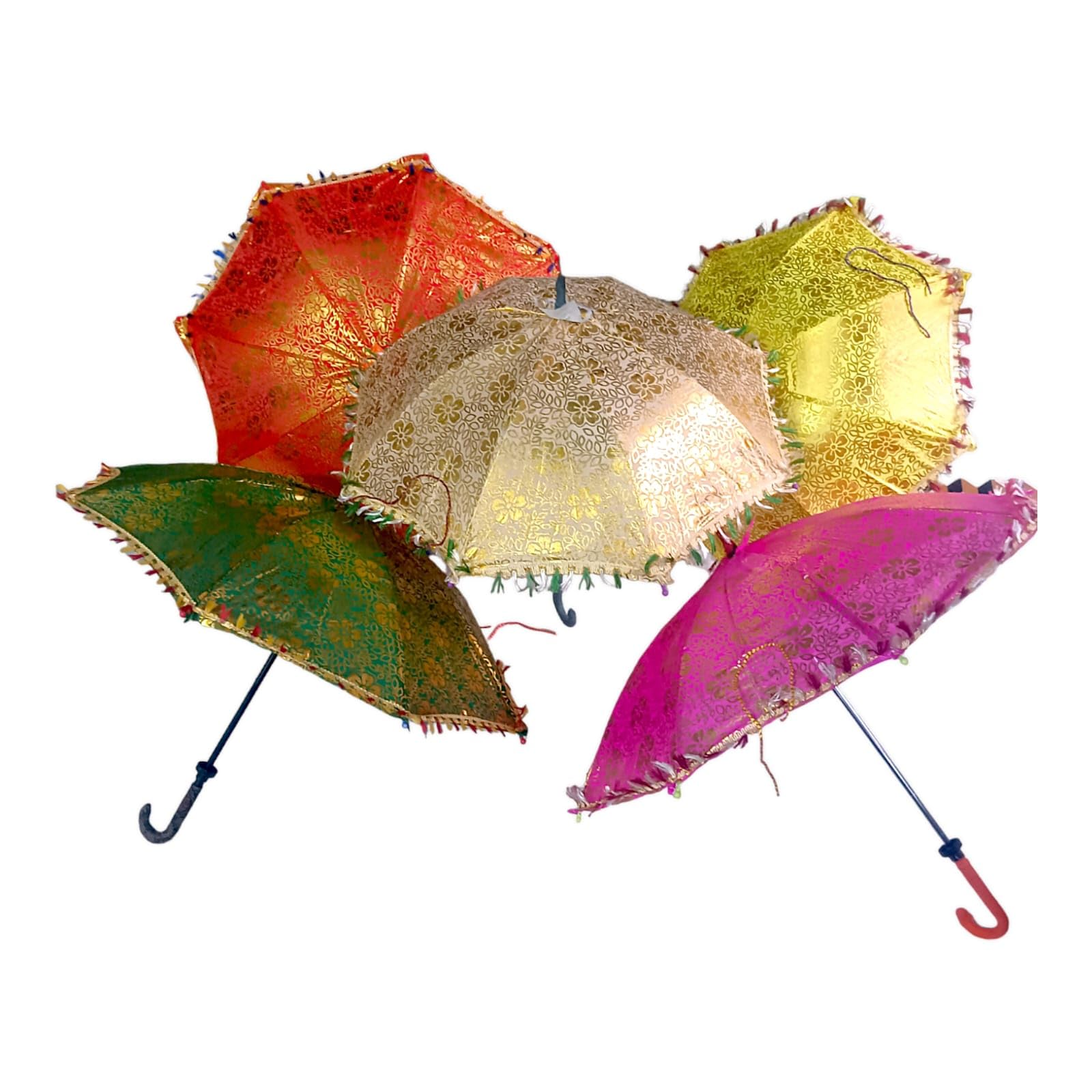 RUWAZA ART CREATIONS Indian Decoration Umbrellas Traditional Mehndi Decor Umbrella Party decor Parasol,Mehndi Decor,Wedding Decorative-image-31