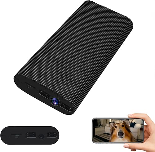 Detector de cámara oculta WiFi Power Bank Cámara HD 1080 P Cámara de seguridad Detección de movimiento Grabación de bucle Visión remota