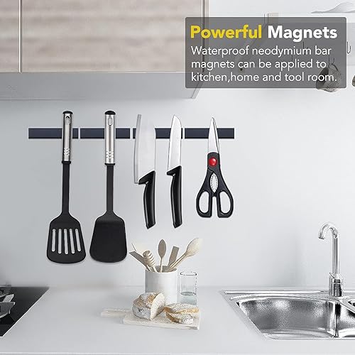 Miniatura 7 de LOVIMAG Imanes de barra de tierras raras, imanes de neodimio resistentes al agua con revestimiento epoxi y adhesivo de doble cara para nevera,
