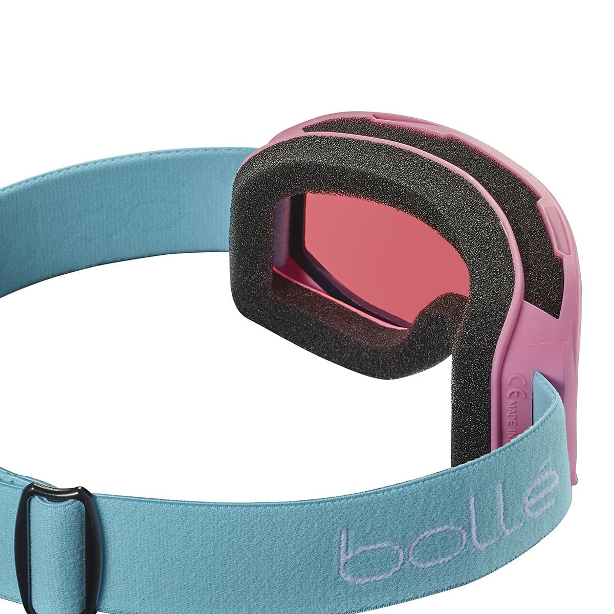 Bollé INUK – Masque Ski Enfant - Écran Vermillo – Anti-buée, Anti-rayures, Aération Flow-Tech, Confort mousse