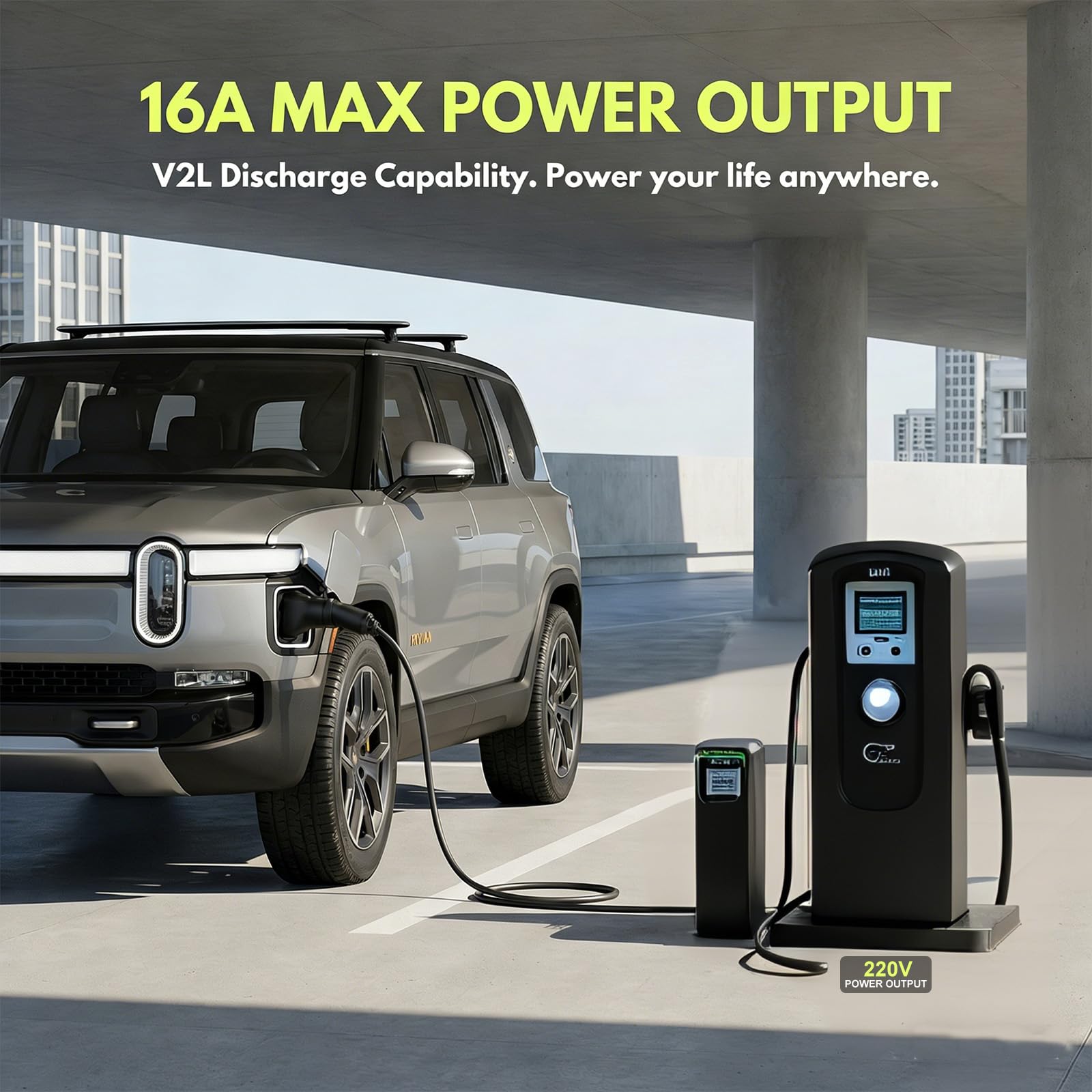 Typ 2 auf Schuko Adapter für Elektroauto Ladestation, 16A 220V 3.5KW Schuko Euro Stecker Kompatibel mit Öffentlichen Ladestationen & Heimladestationen für Roller, Elektrorollstühle, Elektrofahrräder