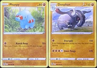 Phanpy - 091/195 + Donphan - 092/195 - Silver Tempest - Evolution Set - NM/M