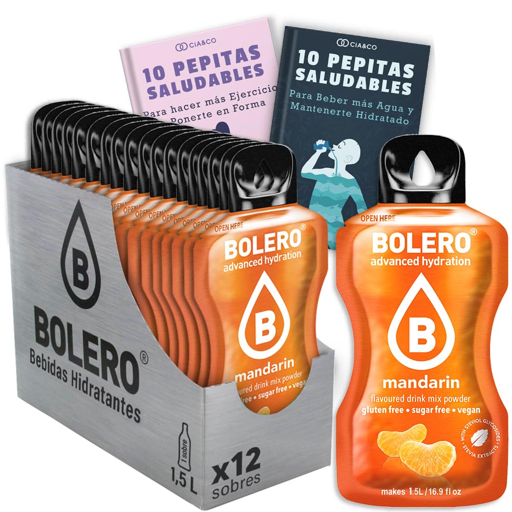 24 x Bebida Bolero COLA Hidratante Sin Azucar (24x9 grs) + 30 Pepitas Saludables para una vida más sana by Cia&Co — view 199