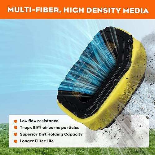 Miniatura 3 de Hipa KH-32-883-03-S1 32 083 03-S Filtro de aire para Kohler 7000 Series Courage SV735 SV720 SV715 SV730 SV710 SV740 Motor 20-27 HP Cub Cadet LT1050