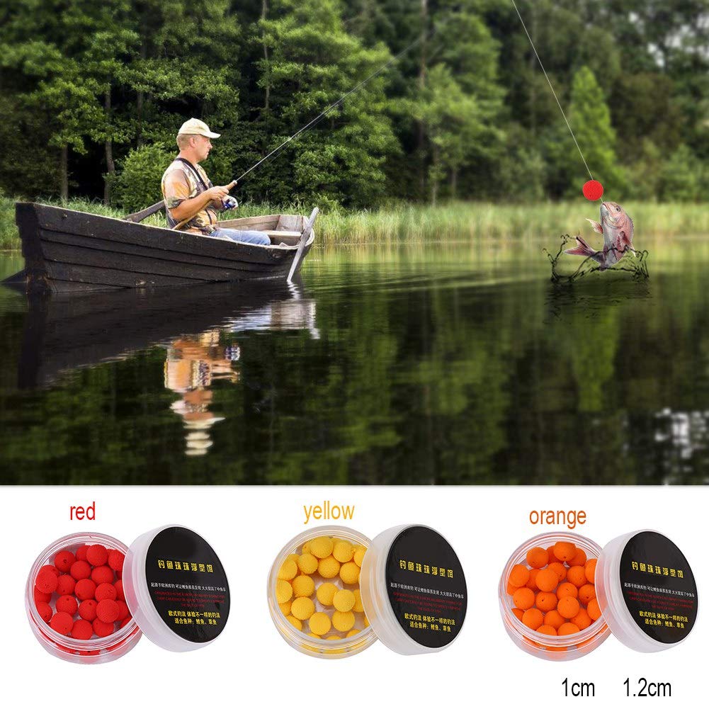 Señuelo Flotante, 30Pcs/Lot Pesca de Carpa 10/12mm Espuma emergente Pellets Suaves Cebos Cebo de Pesca Huevos