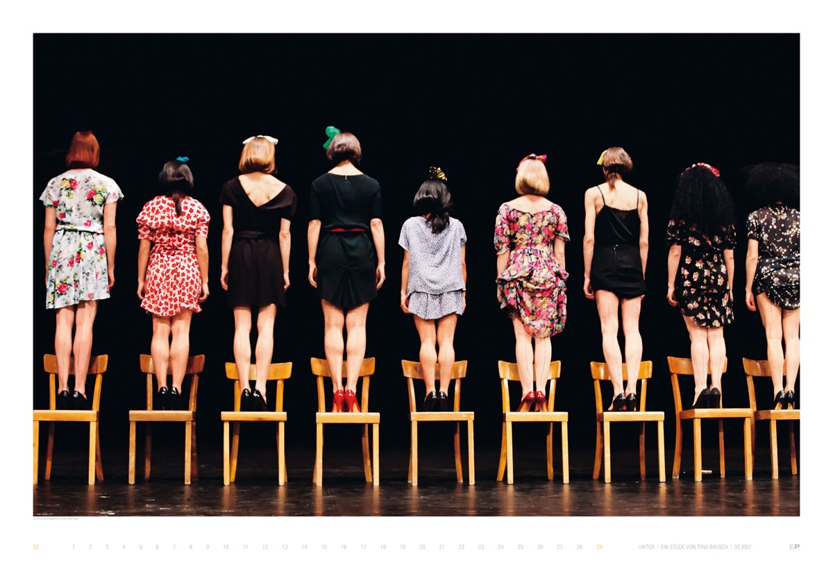Pina Bausch - Magnum Kalender immerwährend: Tanztheater Wuppertal