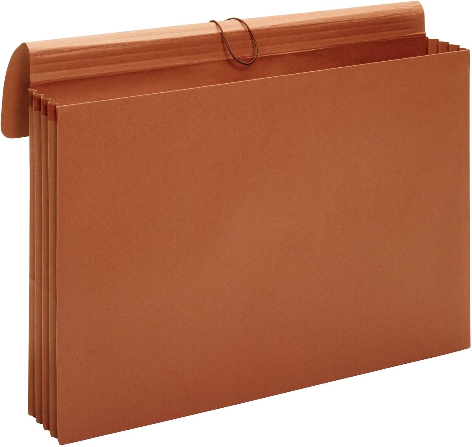 Globe-Weis/Pendaflex Tabloid Wallet File, 12 x 18 Inches, 3.5-Inch Expansion, Elastic Closure, Brown (B1060E)