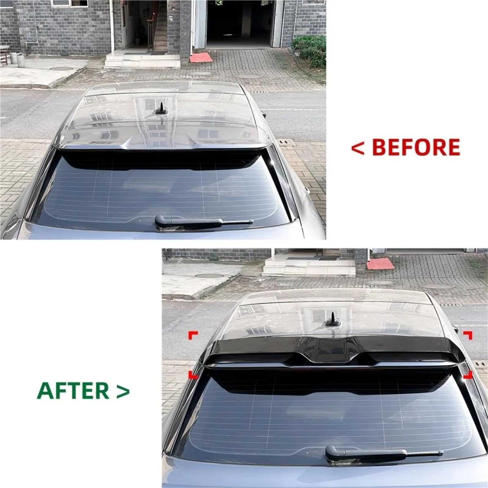 Spoiler Baule Per A3 S3 RS3 8Y Per Sportback 2020 Spoiler Posteriori | Tuning del kit corpo ala spoiler baule posteriore per auto, coperchio a labbro sul tetto, tappo spoiler(Look in carbonio)