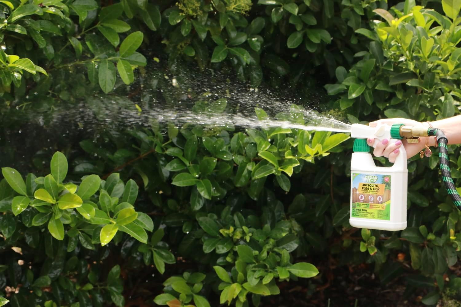 32 Ounce Essential Oil Yard Spray - Plant Based Flea, Tick and Mosquito Repellent Pest Control Spray Treatment and Insect Killer - Safe Around Kids, Pets, and Plants