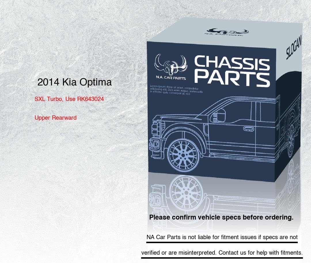 Rear Right Side Upper Rearward Control Arm for 2014 Kia Optima | Premium Chassis Replacement Parts
